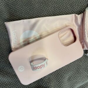 Loopy Case Pink iPhone 13 Pro Max Case with Strap